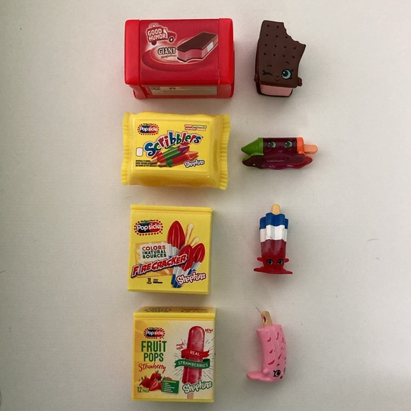 Shopkins lot - 14 frozen foods set - Breyers, Klondike, Slush Puppies, Popsicles - Picture 4 of 5